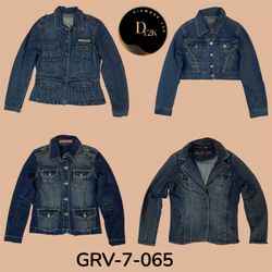 Vintage Denim Jacket for Women – Authentic Y2K Sty..