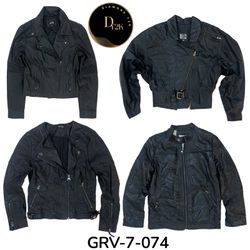 Y2K Leather Biker Jacket for Women – Vintage 2000s..