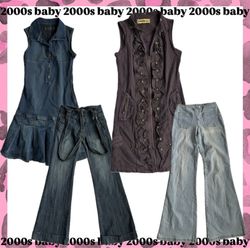 Y2k Bratzcore: Denim dress & jeans-054