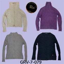 Pull en maille mixte Y2K pour femmes – Style vinta..