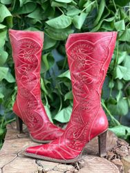 Gv 98 Vintage Best Tall Boots High Heels