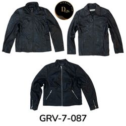 Veste en cuir zippée Y2K – Essentiel audacieux du ..