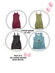 Vestidos Vintage Y2K - Renascimento Retro (VR-0077..