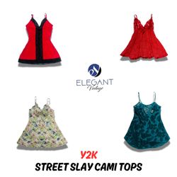 Y2K Street Slay Cami Tops - EV0793