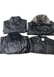 H&M & SHEIN – ミックスブランド ヴィンテージ レディース フェイクレザー ジャケット