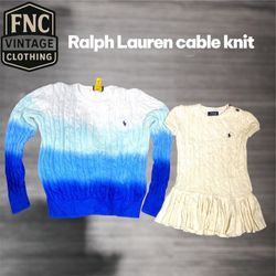 Crianças Ralph Lauren tricô cable 323
