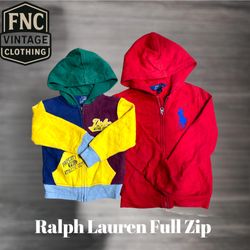 Camiseta com Capuz Ralph Lauren Full zip mix 320