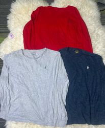 RALPH LAUREN L/S T - SHIRTS