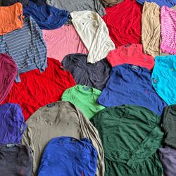 RALPH LAUREN LIGHT KNIT SWEATSHIRTS
