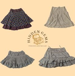 Y2K printed summer skirts(HG-034)