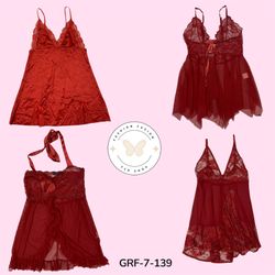 Vestido Slip Vermelho Clássico – Perfeito para Sob..
