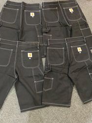 Carhartt Reworked Style Shorts-Black