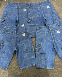 Carhartt Jorts Reworked Style-Blue