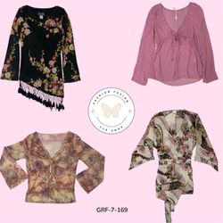 Mix Bedruckte Langarm - Trendy & Alltags..