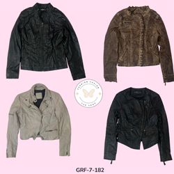 Chaqueta de Cuero Sintético con Cremallera Trendy ..