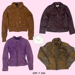 Chaqueta de cuero con cremallera Edgy Mix – Elecci..