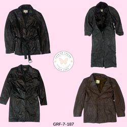 Chaqueta de Cuero Sintético con Zipper Iconic Stre..