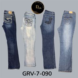 Jeans a Zampa d'Elefante Blu Y2K – Iconica Silhoue..