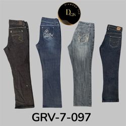 Jeans Flare Misti Y2K – Stile Patchwork con Vestib..