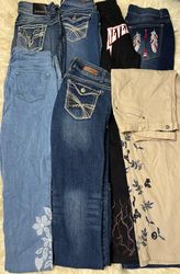 JEANS EMBROIDERED Y2K 002