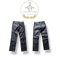 Pantaloni di pelle vintage