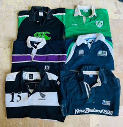 Mix vintage club rugby shirts bundle 17