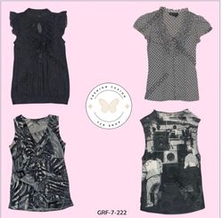 Top in poliestere stampato grigio - Must-Have casu..