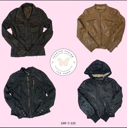 Giacca in Pelle Mix-Zip Edgy — Must-Have Pronta pe..