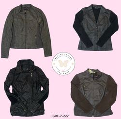 Giacca in pelle Urban Mix-Zip — Stile urbano moder..