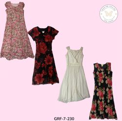 Abito in poliestere a mix di stampe trendy - Stile..
