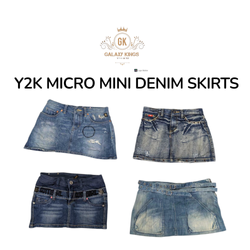 Y2K Micro Mini Sexy Denim Skirts