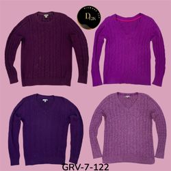 Suéter de Tricô Roxo Aconchegante – Camada Perfeit..