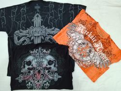 CR4612 Vintage Skull Bedruckte T-Shirts