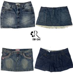 Y2K Britney Era Denim Mini Skirts (RW-544)
