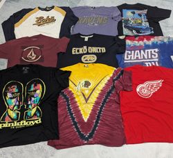 Mix print and branded  T shirt