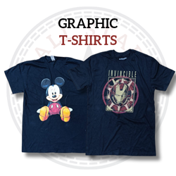 Camisetas gráficas mixtas