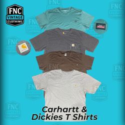 T-shirts Carhartt et Dickies (fnc363)