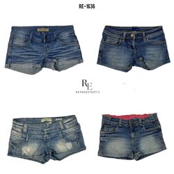 Y2K It Girl Era Denim shorts (RE-1636)