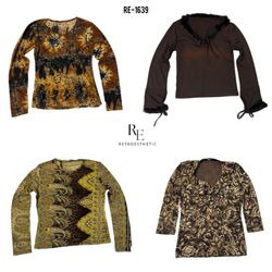 Y2K Cutesy Full Sleeve Tops (RE-1639)