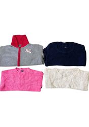 American Eagle e Aeropostale – Suéteres Mistos Y2K..