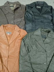 HD1067 Casacos Trench de Couro Femininos Y2K - 8 p..