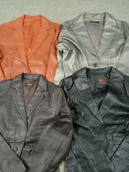 HD1066 Casacos de Couro Femininos Y2K - 18 peças