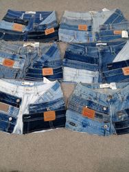 HD1065 Saia Mini Patchwork Levis Upcycled para Mul..