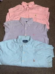 Camisas de algodão Polo Ralph Lauren