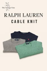 Ralph Lauren Classic Cable Knit Sweater
