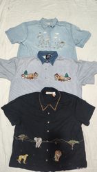 Y2k denim shirts