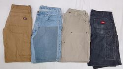 CR4620 Upcycled Carhartt and Dickies Denim Shorts