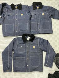 Jaquetas Carhartt Michigan Reworked Style - Azul