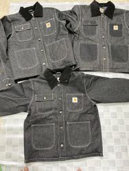 Jaquetas Carhartt Michigan Reworked Style - Preto