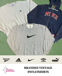 Vintage Sweatshirts with Nike, Adidas, Reebok, Umb..
